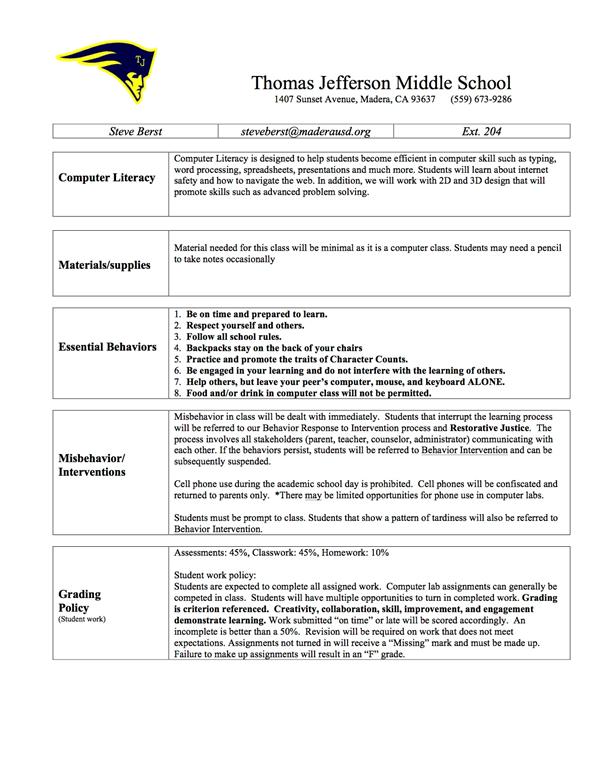 Syllabus 2014-2015